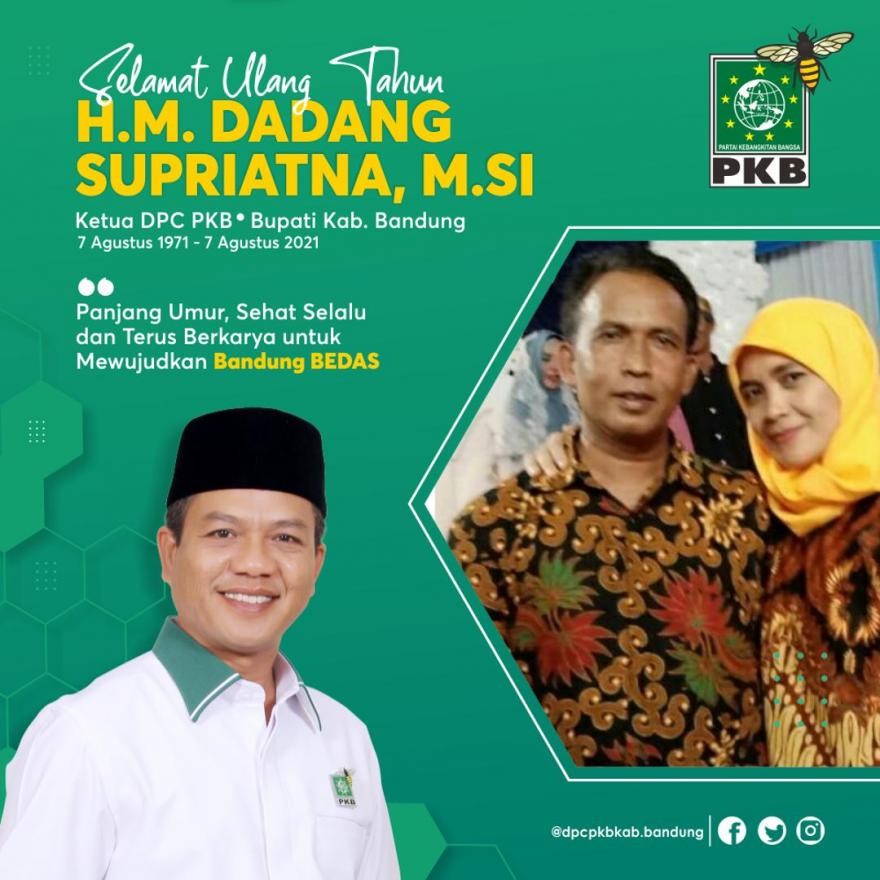 Wilujeng Milangkala Kanggo H.M. Dadang Supriatna, S.IP, M.Si